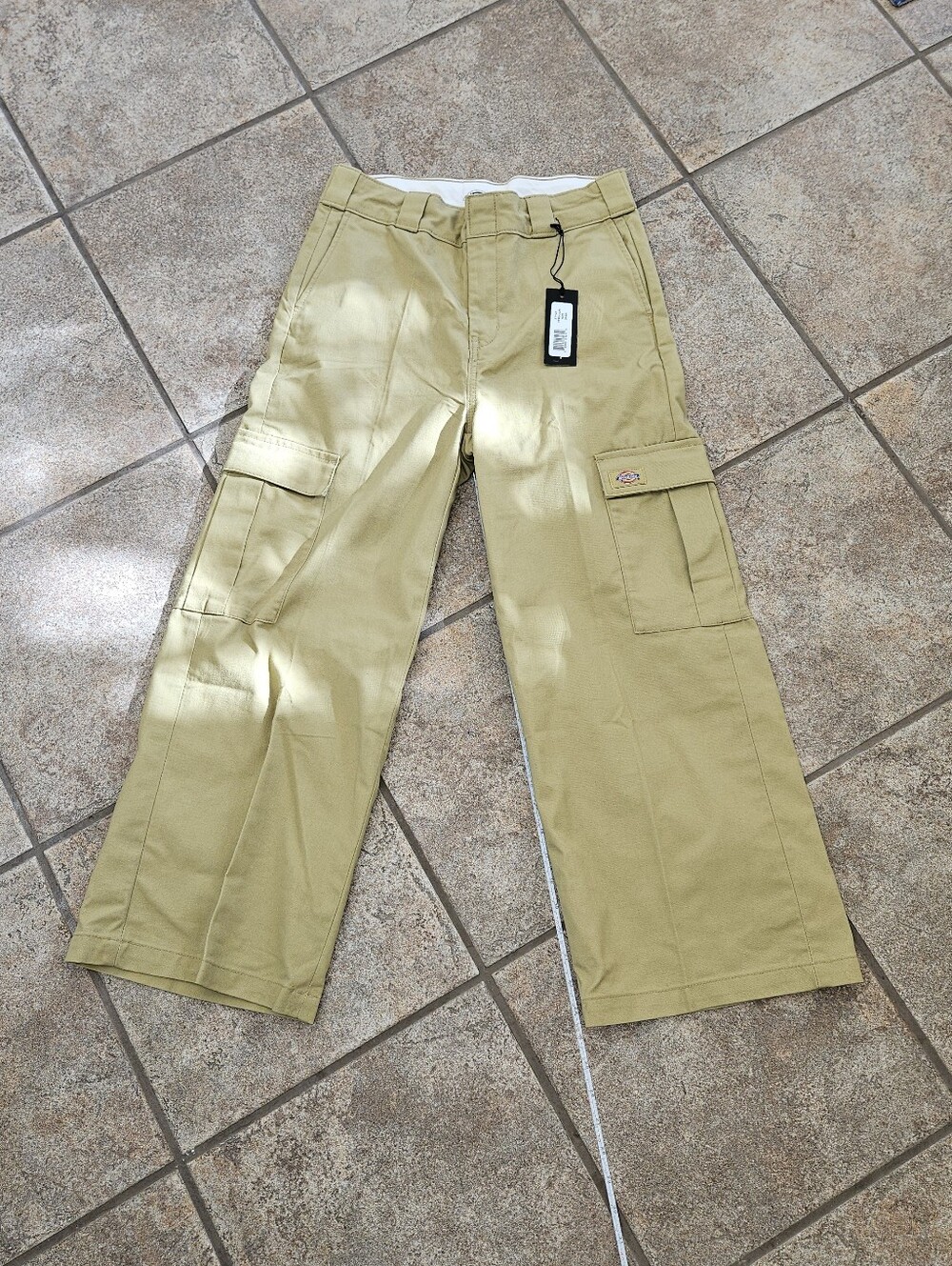 Dickies Womens Cargo Pants in Light Olive - Comfortable Utility Style